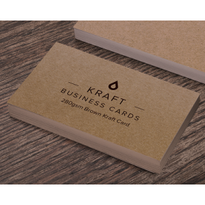 Business Card Brown Kraft