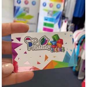 BUSINESS CARD SILK LAMINATED SPOT UV