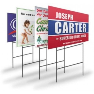 COROPLAST  YARD SIGN