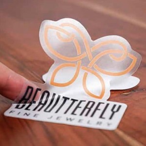 Die Cut Clear Vinyl Stickers